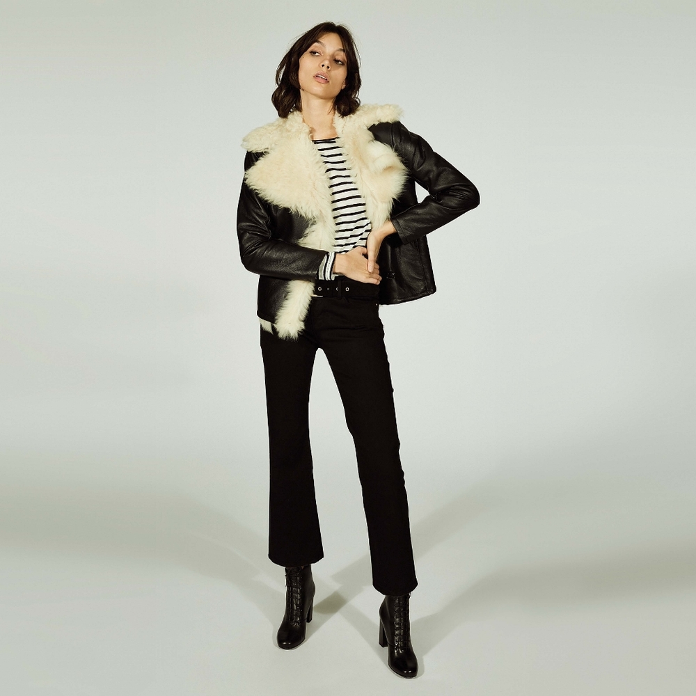NWT FRAME LE CROP MINI BOOT IN NOIR